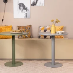 Zuiver Kleine Ronde Tuintafel Metaal -VTwonen Verkoopwinkel zuiver metsu ronde stalen bistrotafel 01