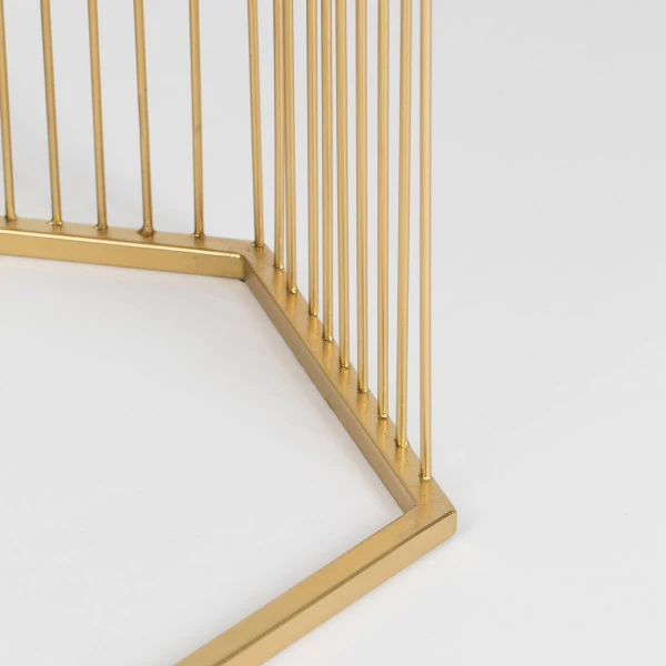 Zuiver Zeshoekige Metalen Bijzettafel 8 Zuiver Zeshoekige Metalen Bijzettafel - Afbeelding 8