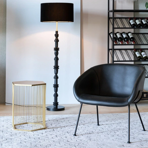 Zuiver Zeshoekige Metalen Bijzettafel 3 Zuiver Zeshoekige Metalen Bijzettafel - Afbeelding 3