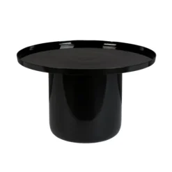 Zuiver Zwarte Design Salontafel Rond