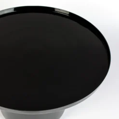 Zuiver Zwarte Design Salontafel Rond -VTwonen Verkoopwinkel zuiver shiny bomb zwarte design salontafel rond 4