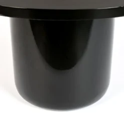 Zuiver Zwarte Design Salontafel Rond -VTwonen Verkoopwinkel zuiver shiny bomb zwarte design salontafel rond 5