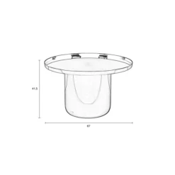 Zuiver Zwarte Design Salontafel Rond -VTwonen Verkoopwinkel zuiver shiny bomb zwarte design salontafel rond 9