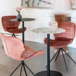 Zuiver Ronde Bistrotafel Marmer -VTwonen Verkoopwinkel zuiver snow metalen bistrotafel 06