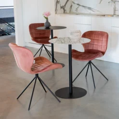 Zuiver Ronde Bistrotafel Marmer -VTwonen Verkoopwinkel zuiver snow metalen bistrotafel 07