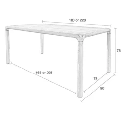 Zuiver Walnoot Design Eettafel -VTwonen Verkoopwinkel zuiver storm walnoot design eettafel 9